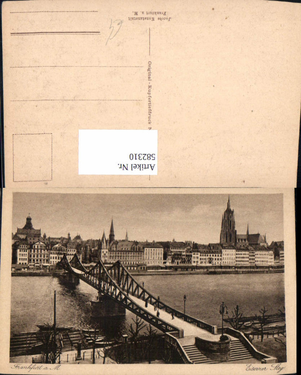 582310,Frankfurt a. Main Eiserner Steg