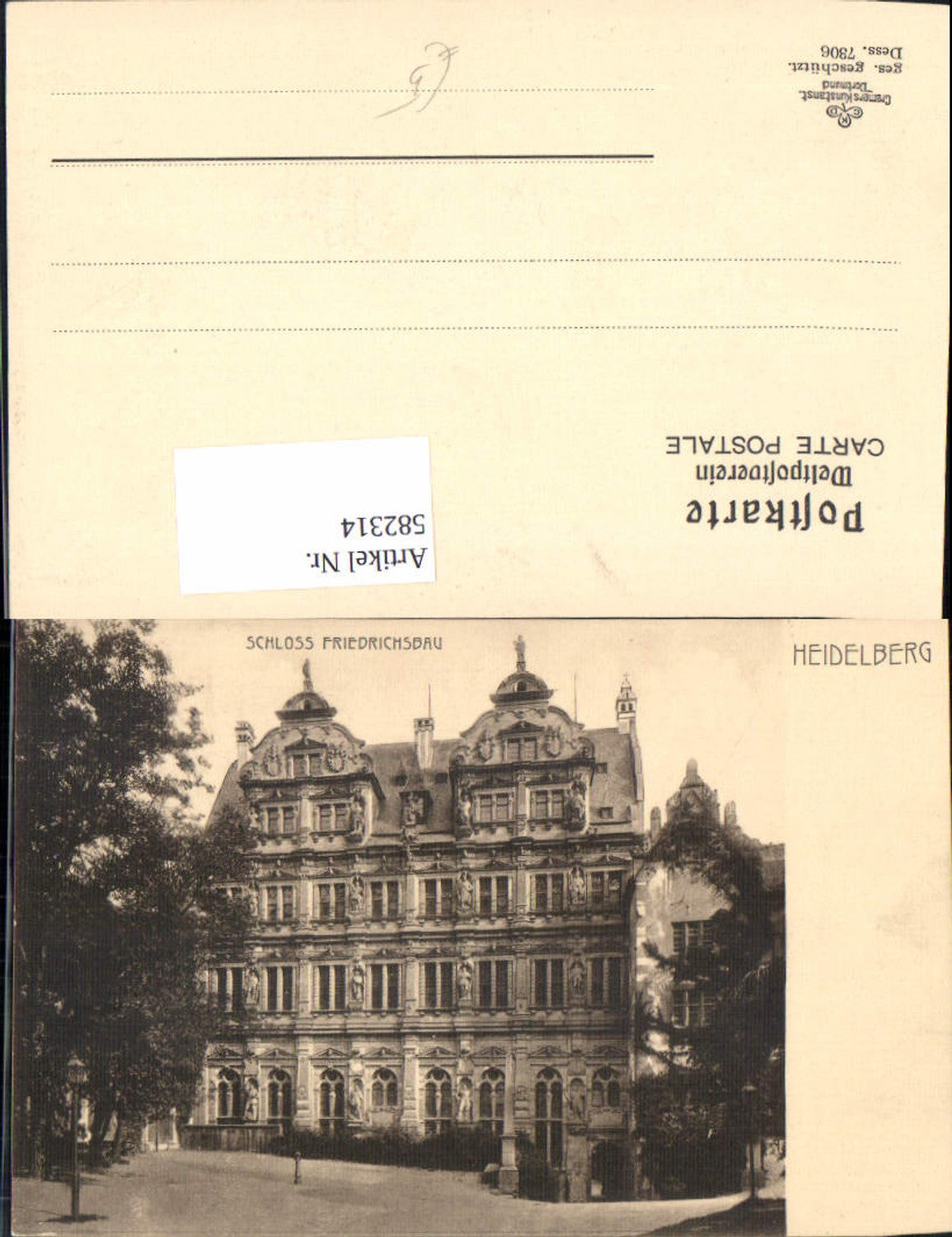 582314,Heidelberg Schloss Friedrichsbau
