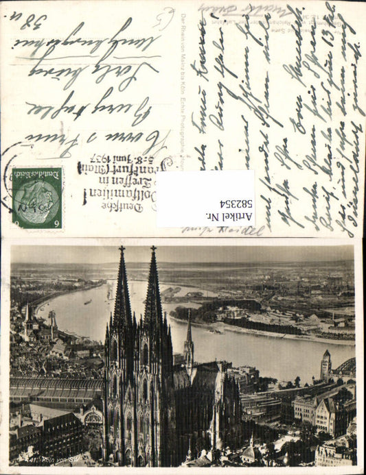 582354,Köln a. Rhein Dom v. Südwesten aus