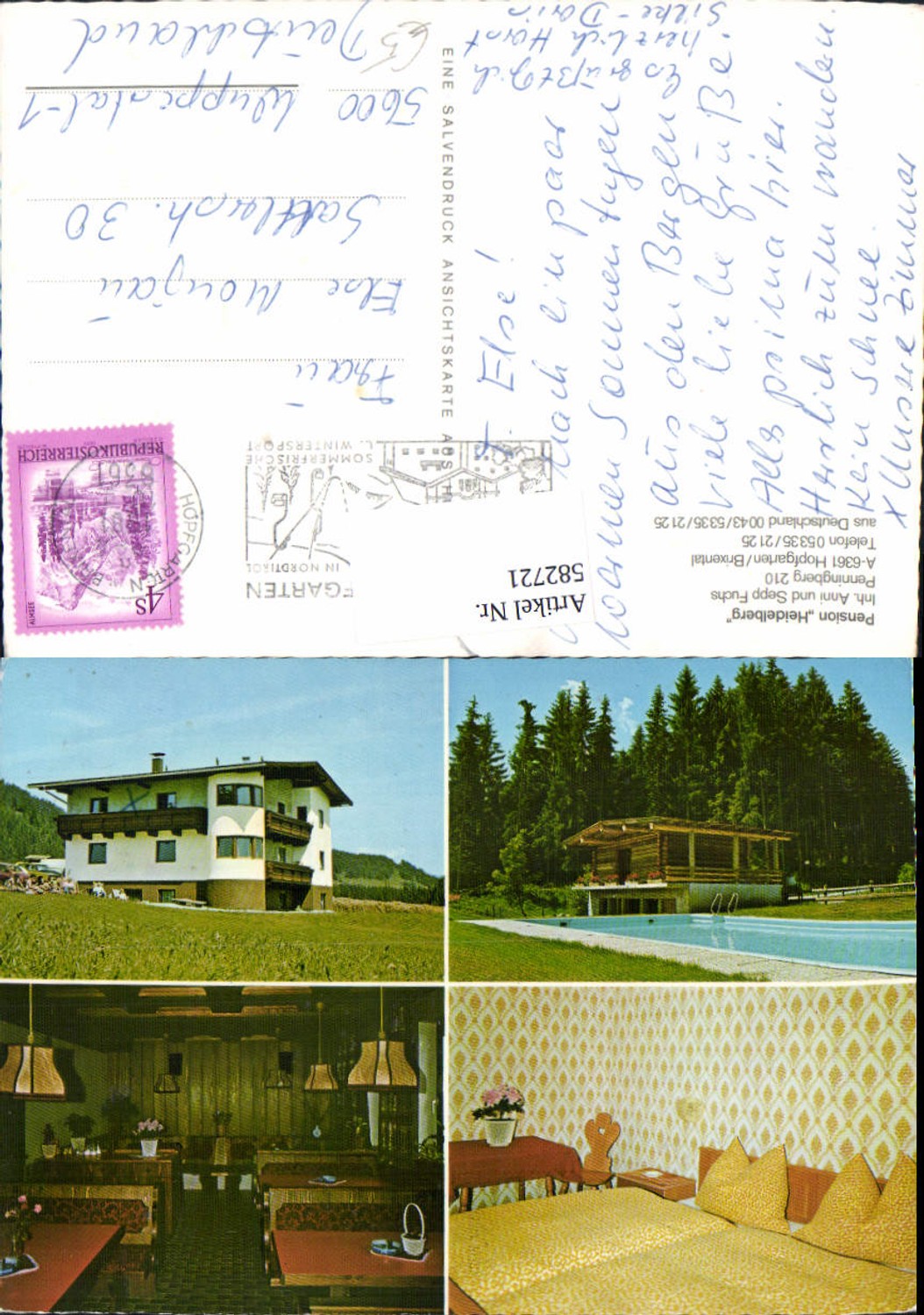Alte Ansichtskarte – Old Postcard
