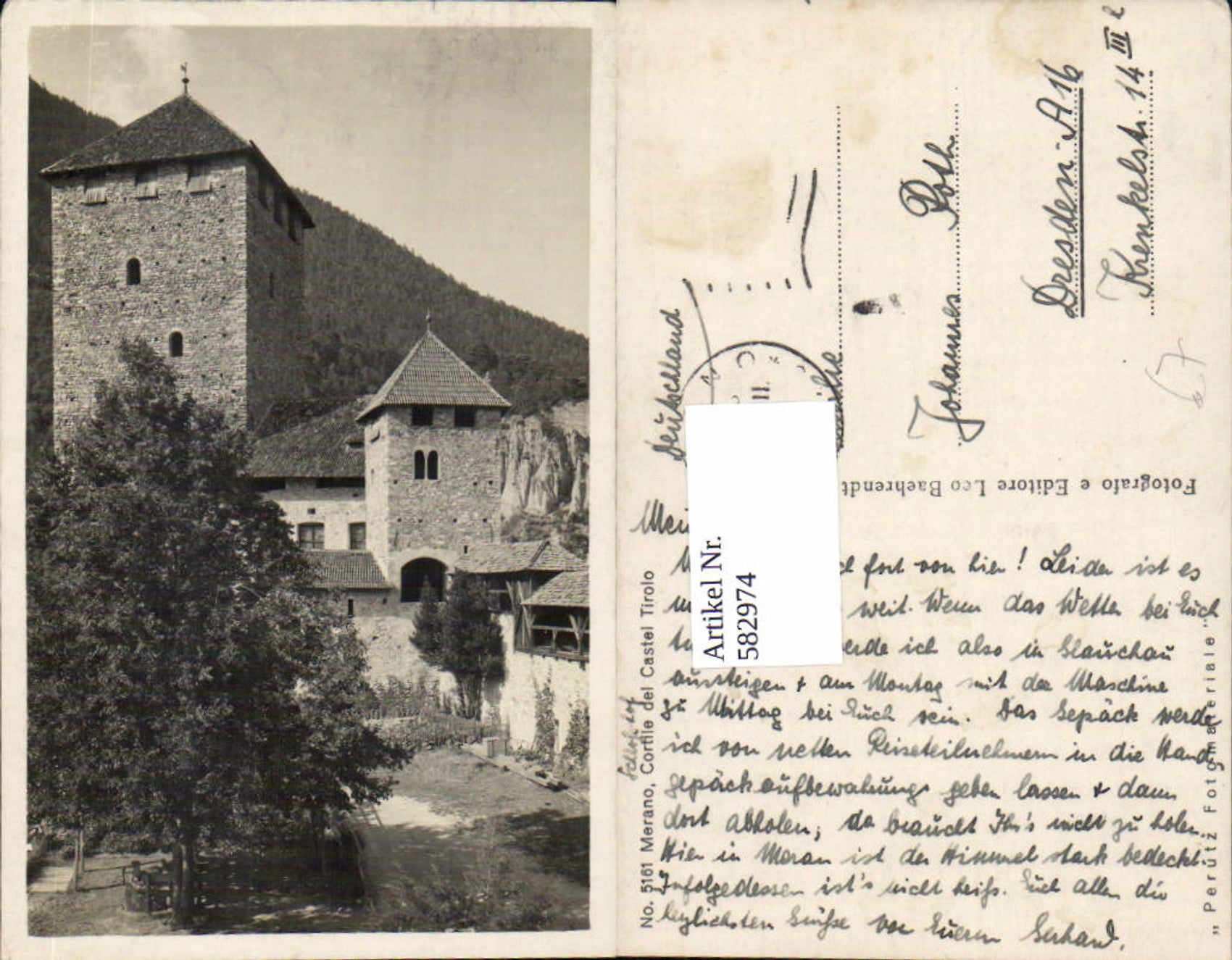 Alte Ansichtskarte – Old Postcard