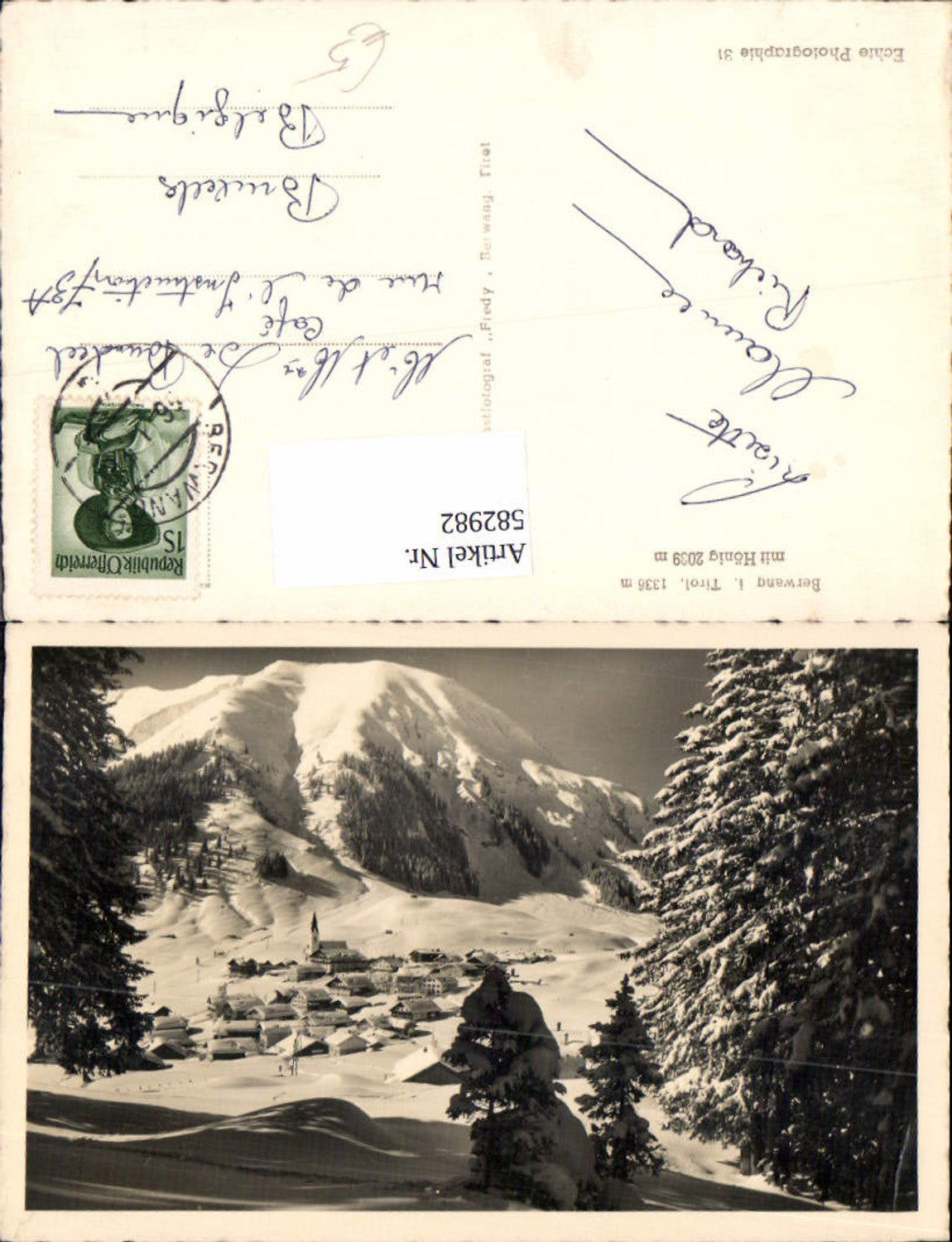 Alte Ansichtskarte – Old Postcard