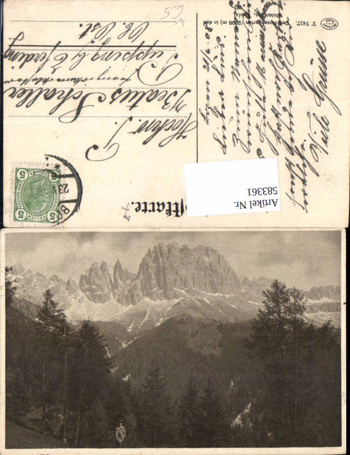 Alte Ansichtskarte – Old Postcard