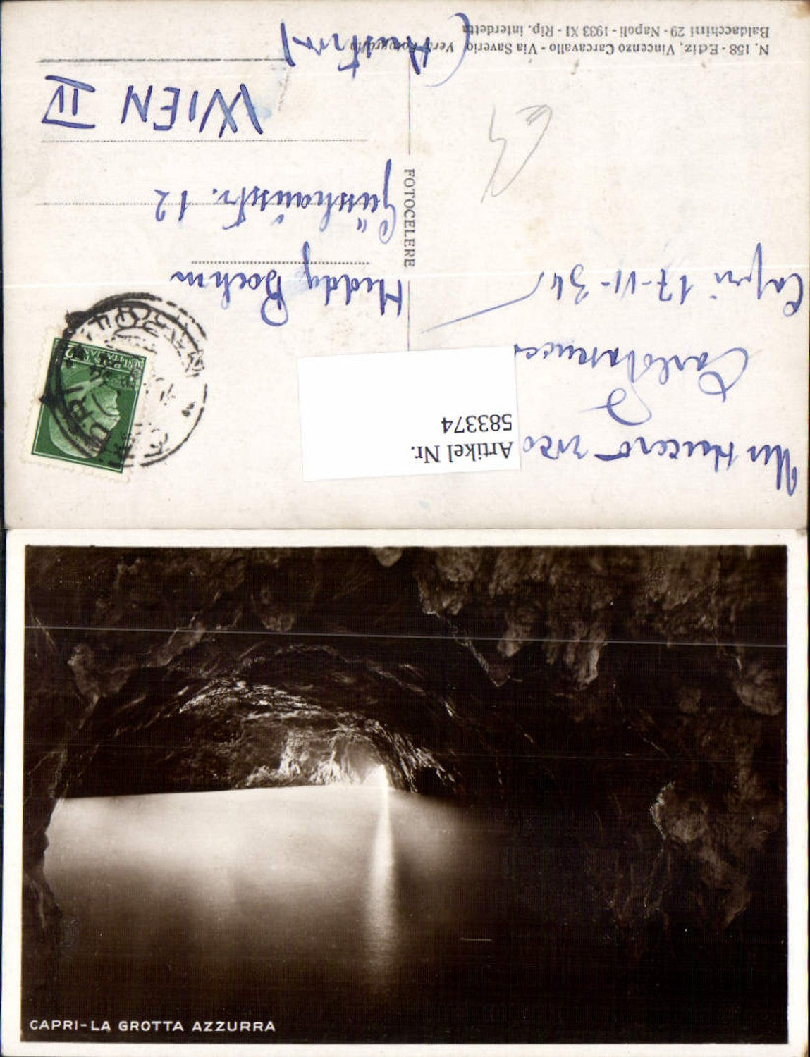 Alte Ansichtskarte – Old Postcard