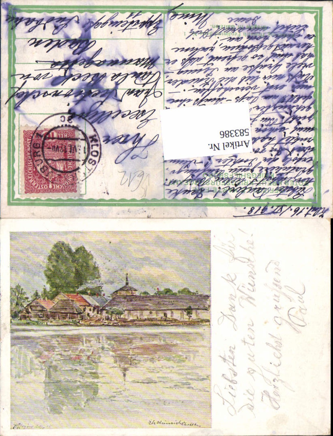 Alte Ansichtskarte – Old Postcard