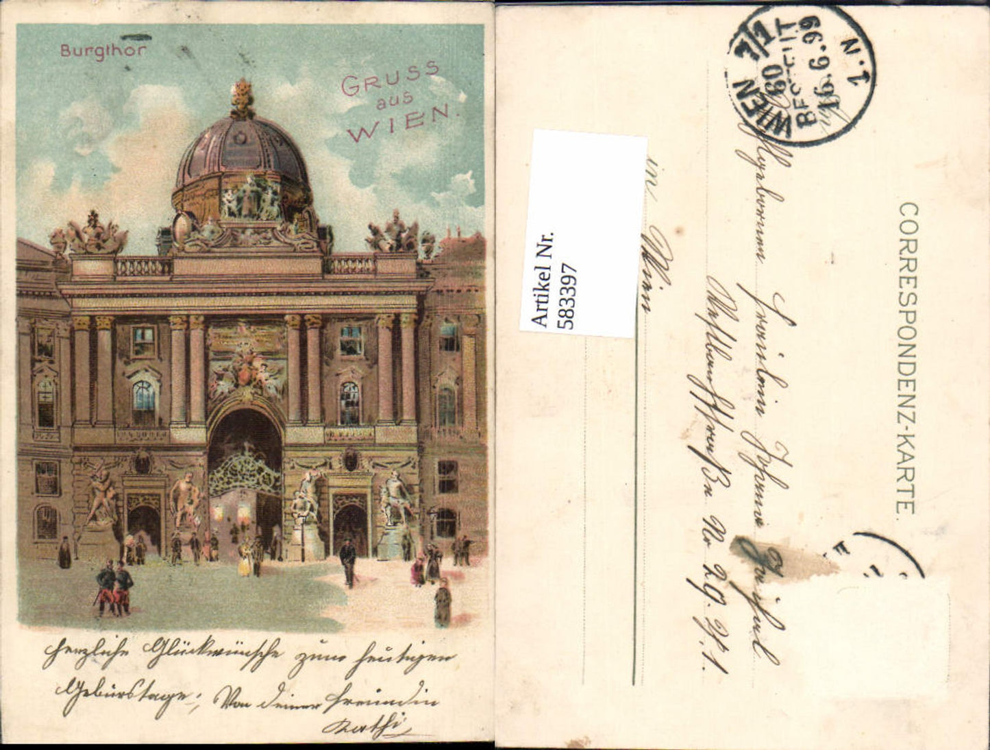 Alte Ansichtskarte – Old Postcard