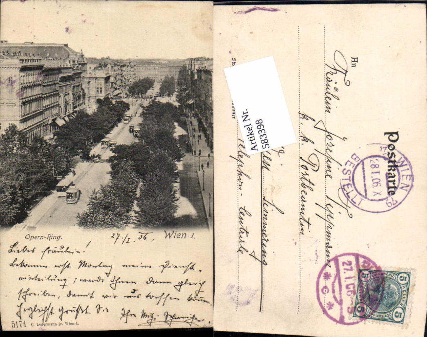 Alte Ansichtskarte – Old Postcard