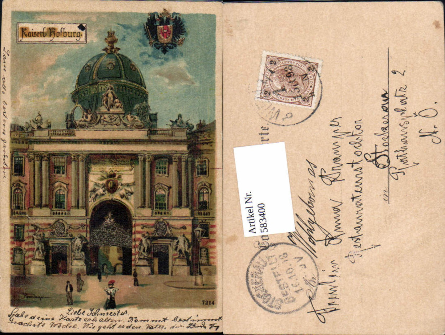 Alte Ansichtskarte – Old Postcard