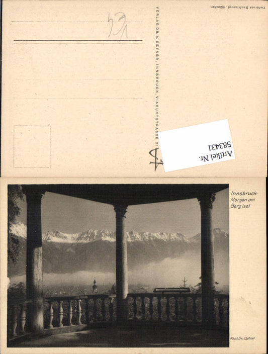 583431,Photographic Art Dr. Defner Innsbruck