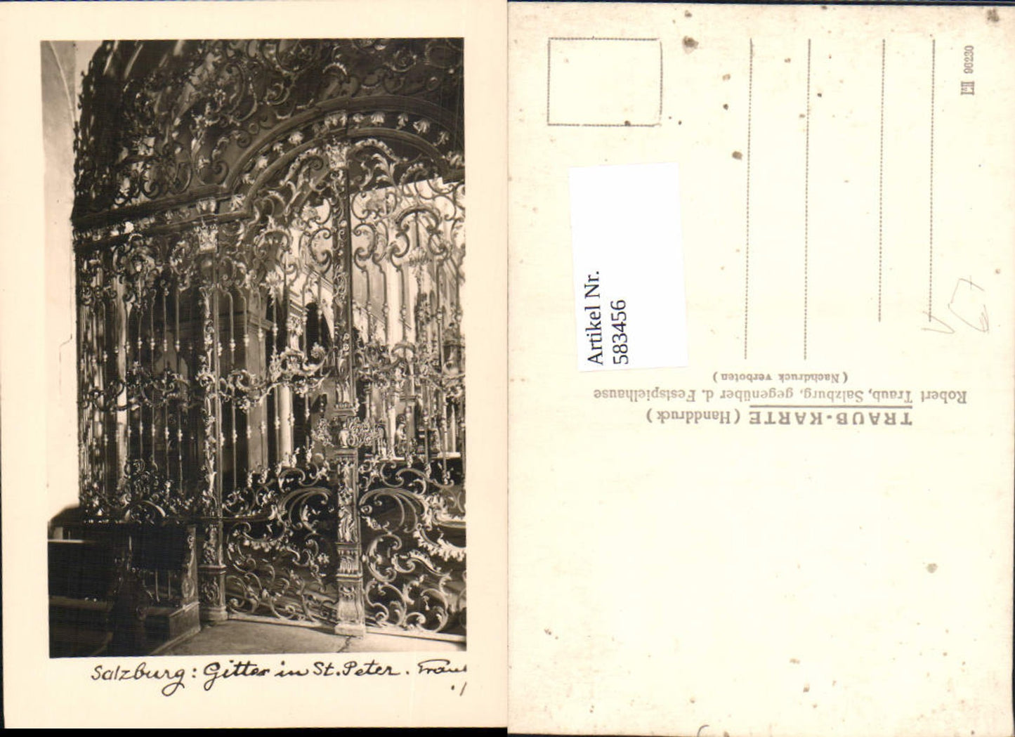 583456,Fotokunst Robert Traub Salzburg Gitter St. Peter