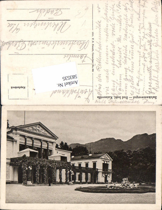 583535,Bad Ischl Kaiservilla pub Brandt 061