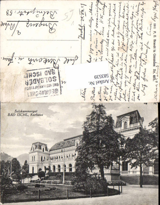 583539,Bad Ischl Kaiservilla  pub Brandt  4971