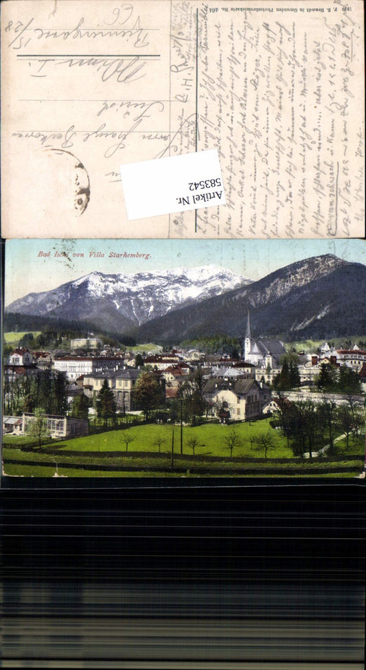 583542,Bad Ischl von Villa Starhemberg pub Brandt  464