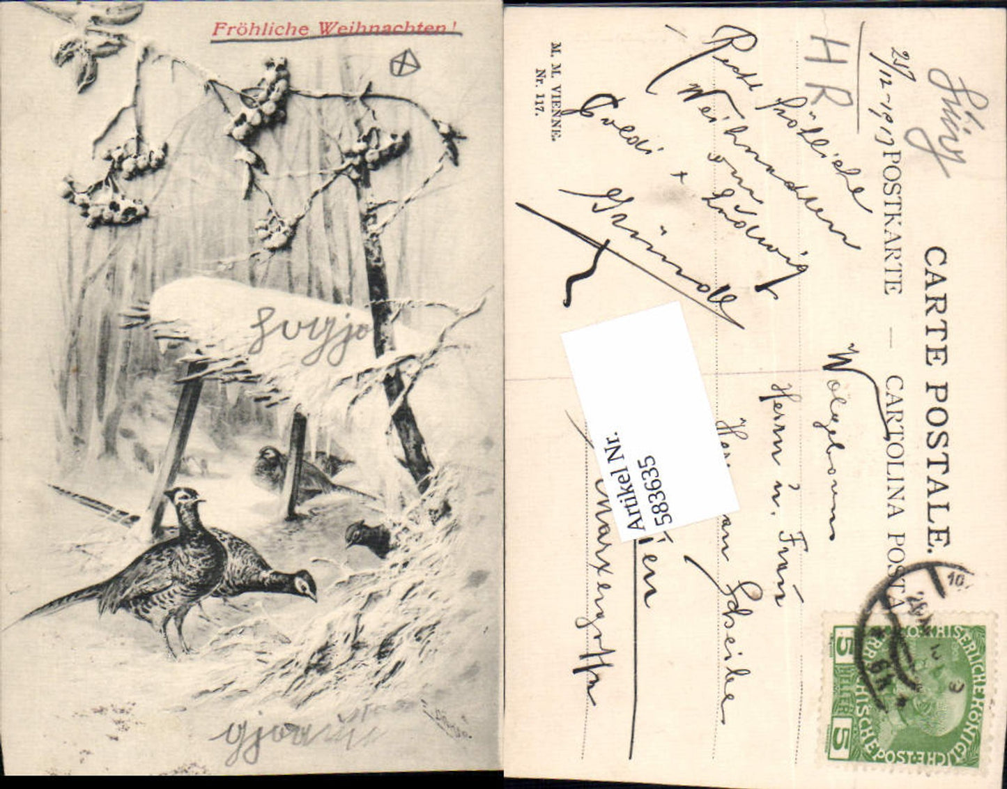 583635,Künstler AK E. Döcker Jagd Jäger pub Munk Vienne 117