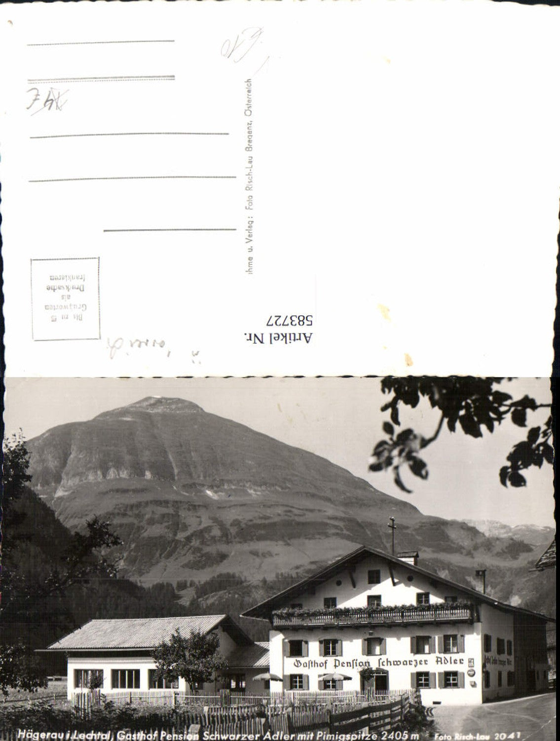 Alte Ansichtskarte – Old Postcard