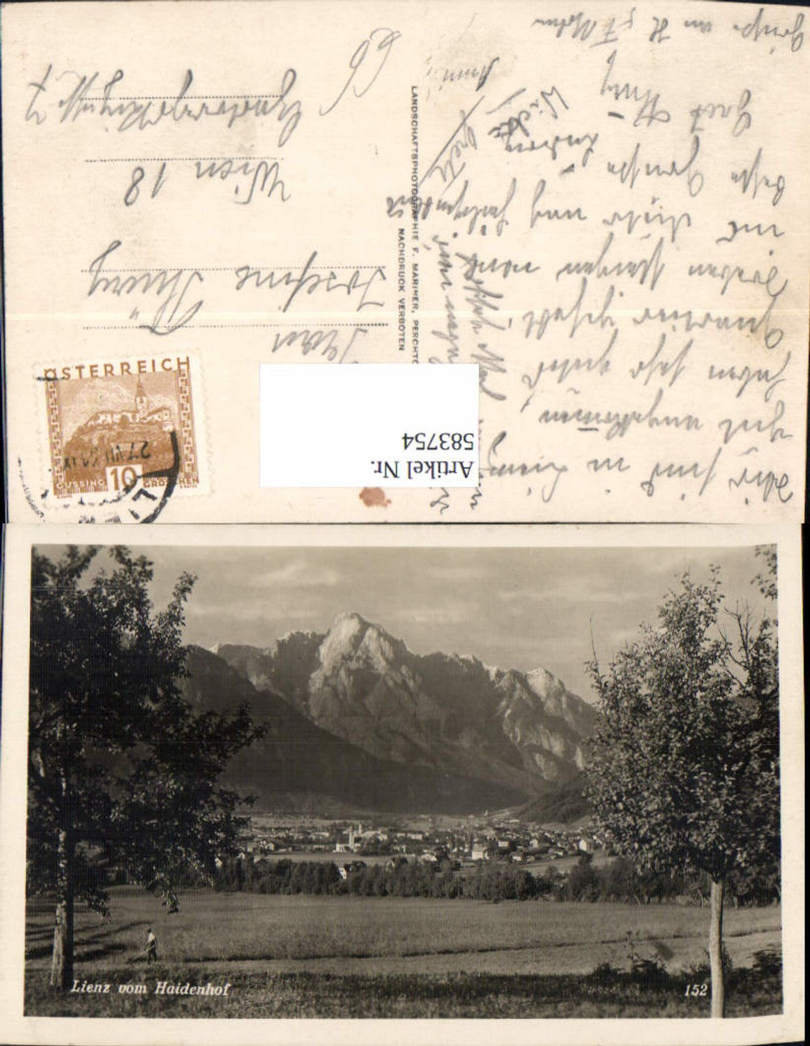 Alte Ansichtskarte – Old Postcard