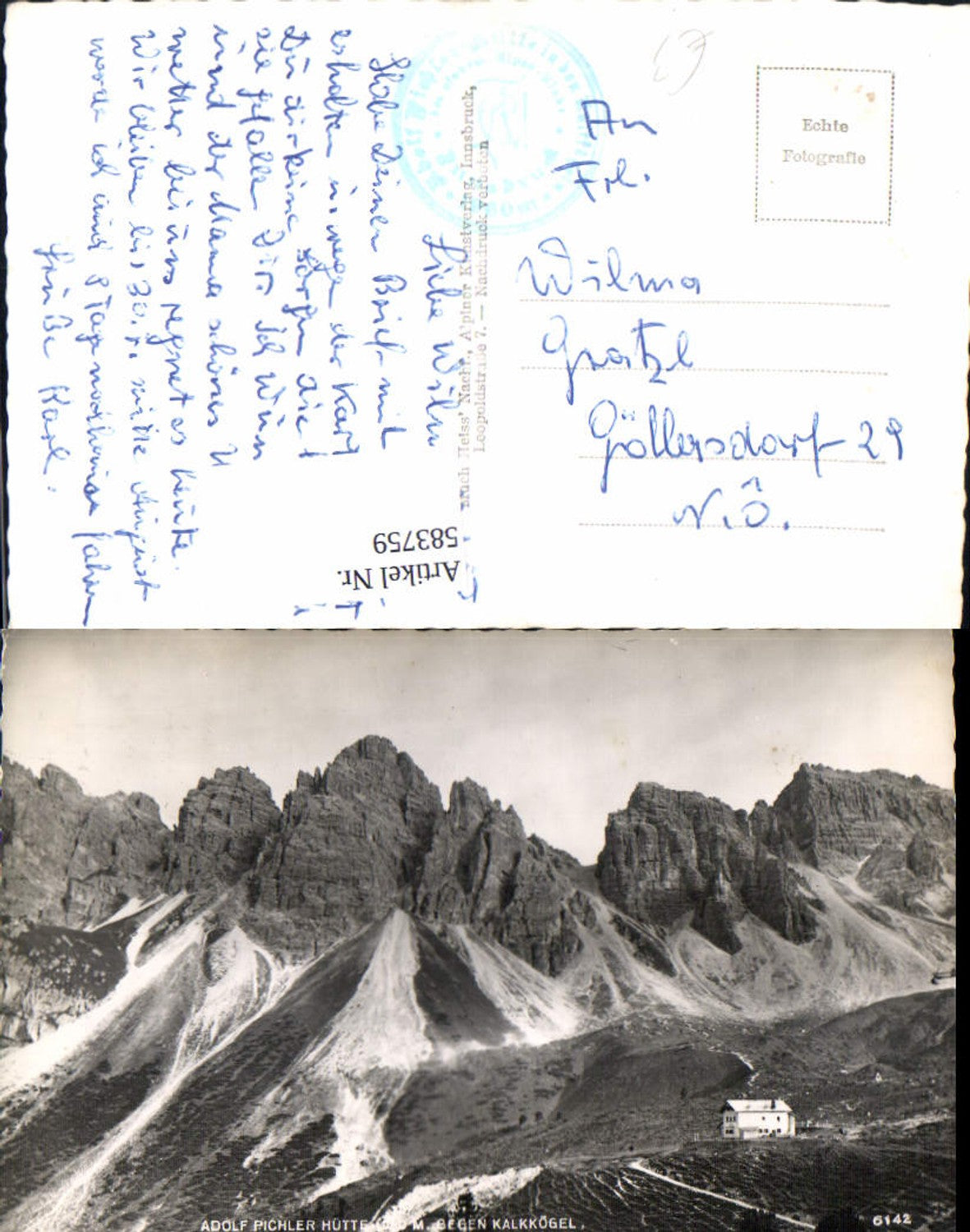 Alte Ansichtskarte – Old Postcard