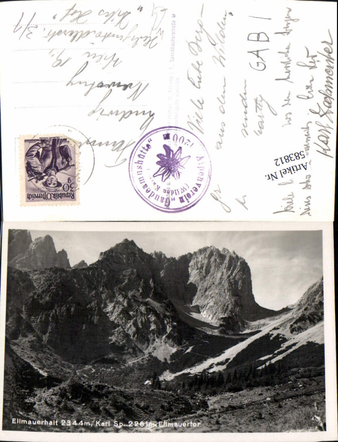 Alte Ansichtskarte – Old Postcard