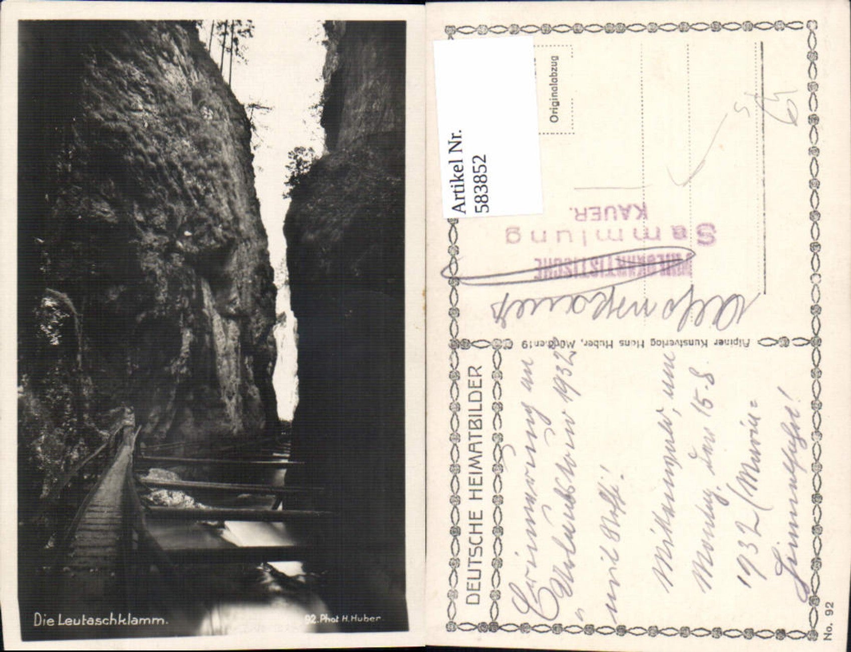 Alte Ansichtskarte – Old Postcard