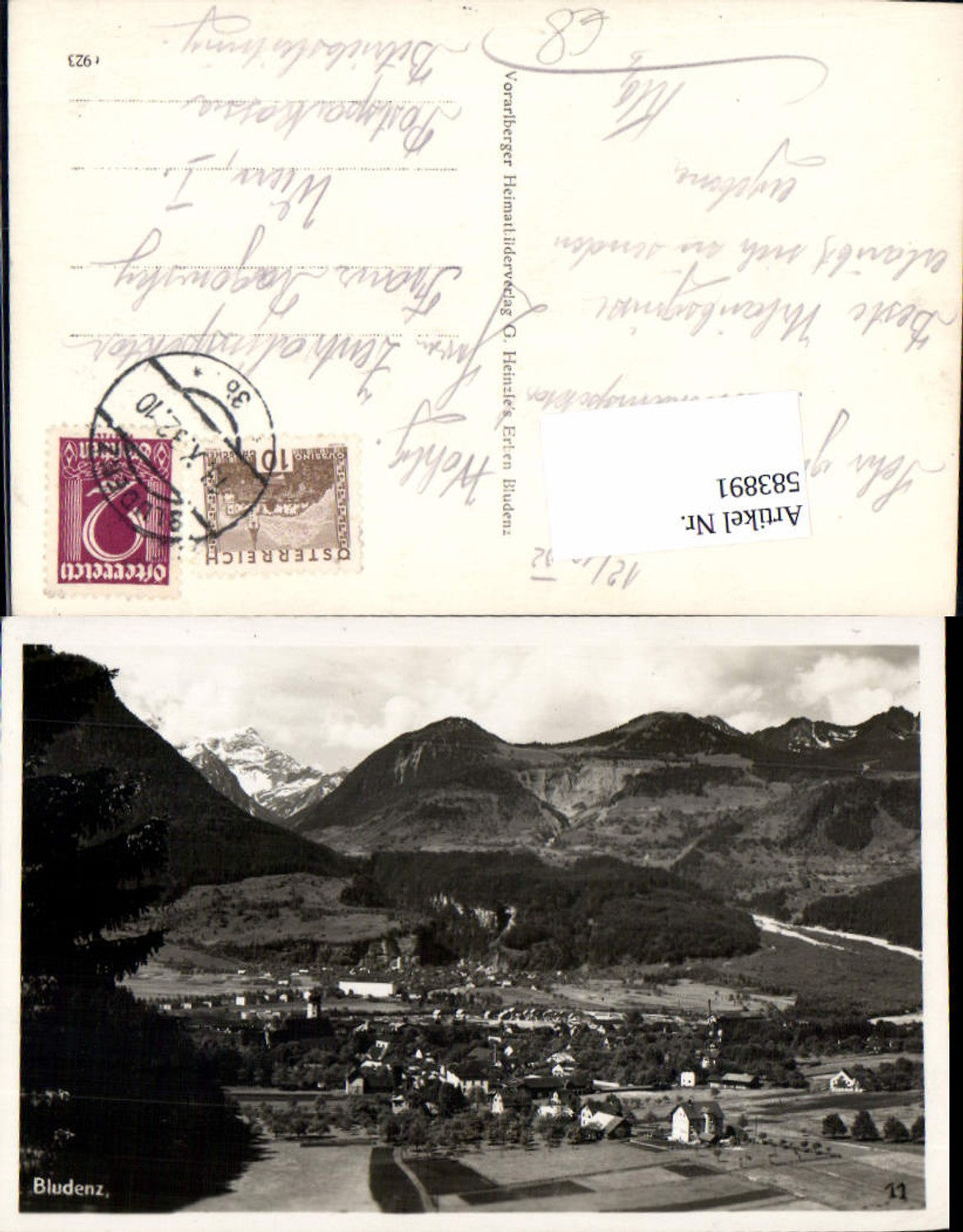 Alte Ansichtskarte – Old Postcard