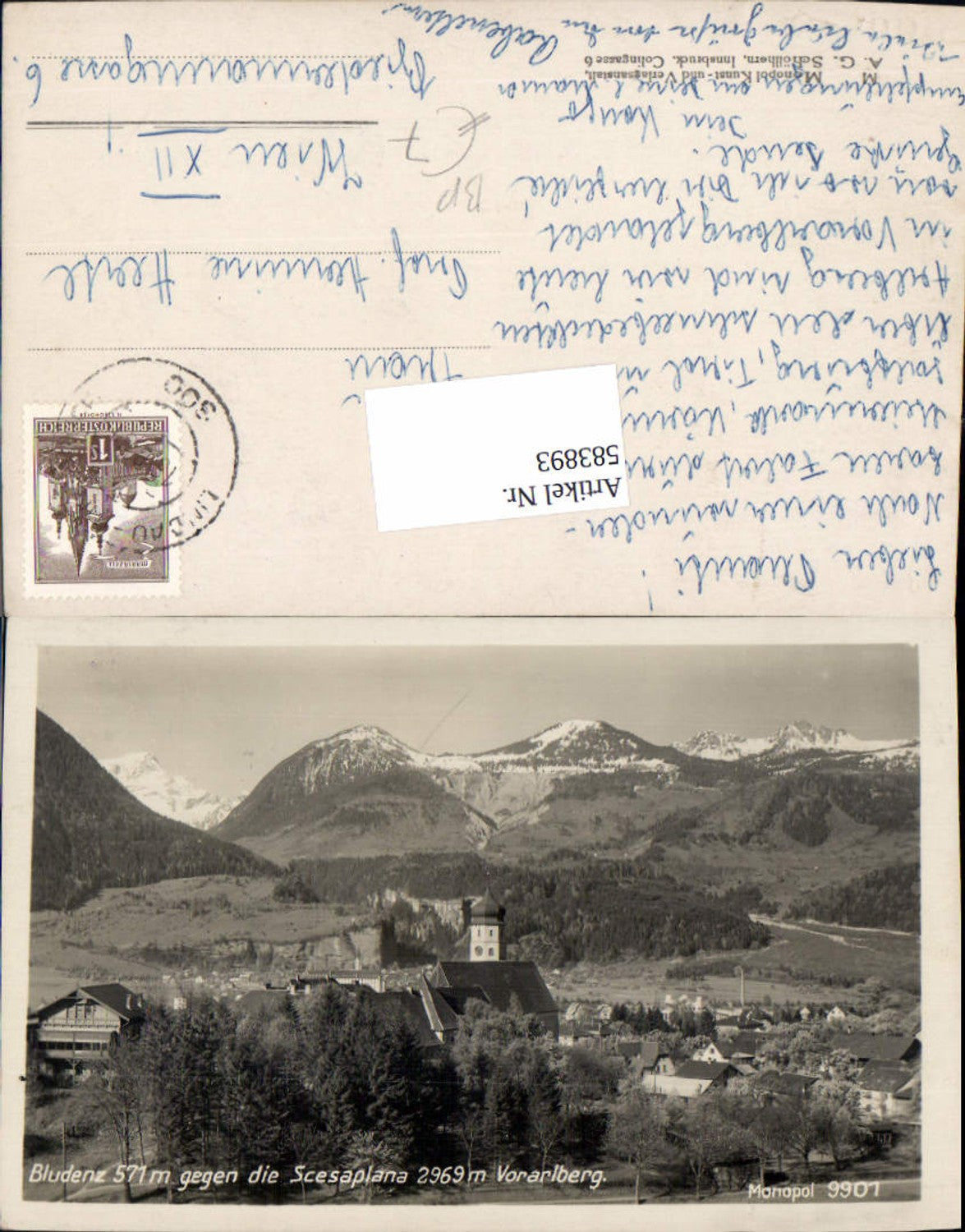 Alte Ansichtskarte – Old Postcard