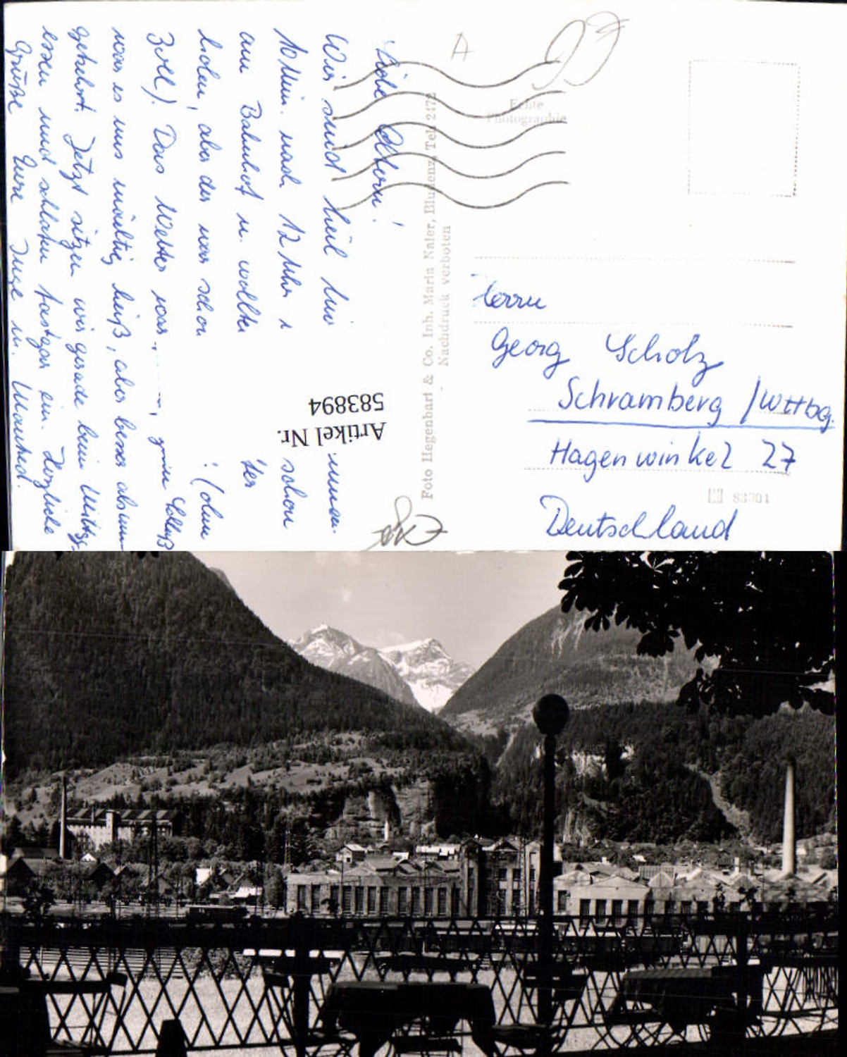 Alte Ansichtskarte – Old Postcard