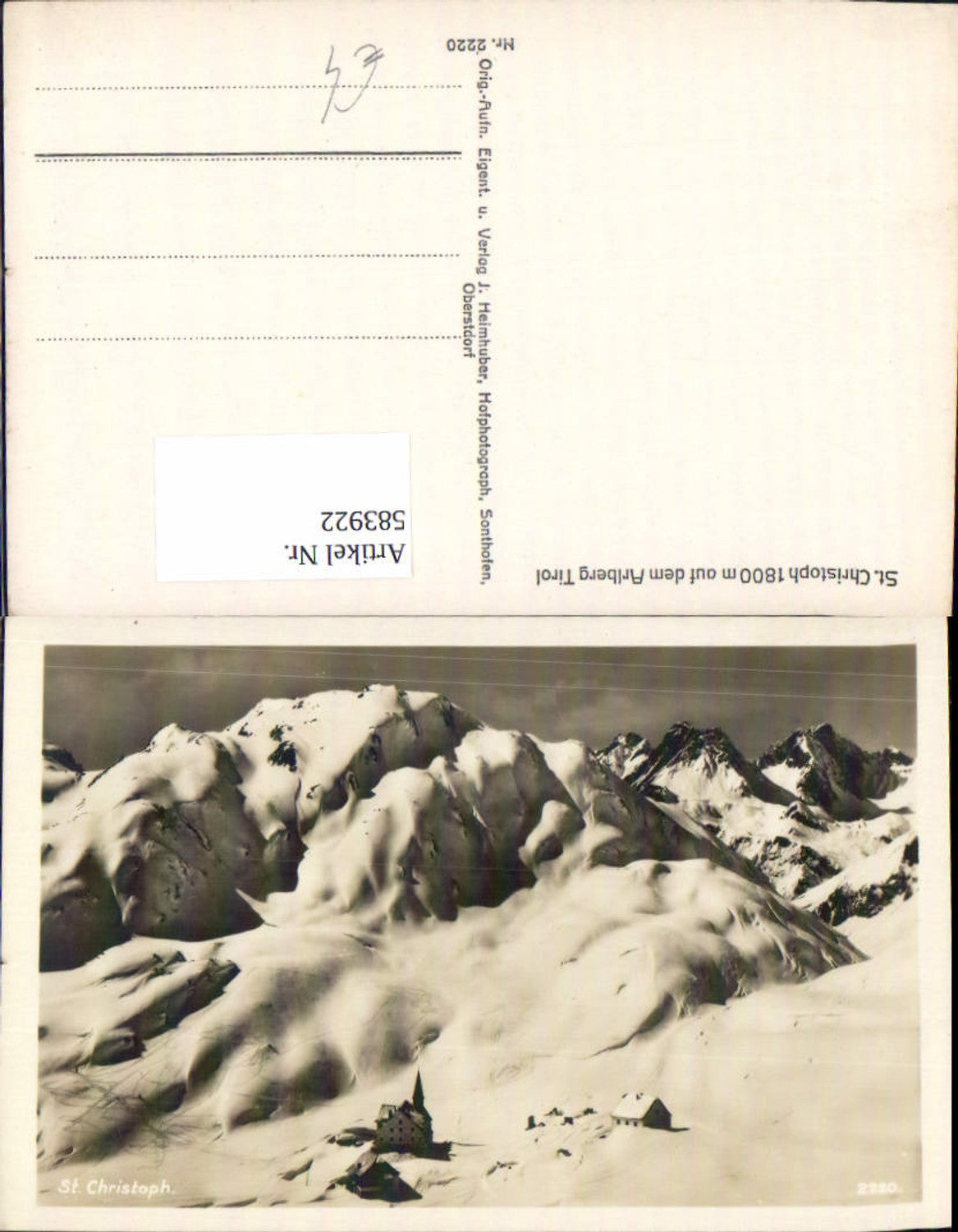Alte Ansichtskarte – Old Postcard