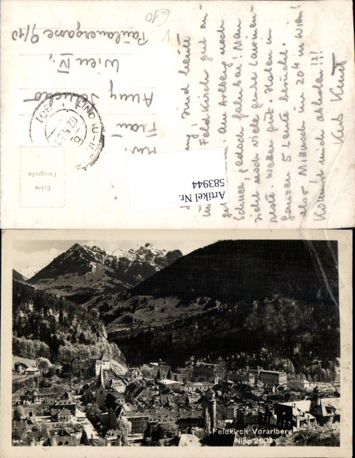Alte Ansichtskarte – Old Postcard