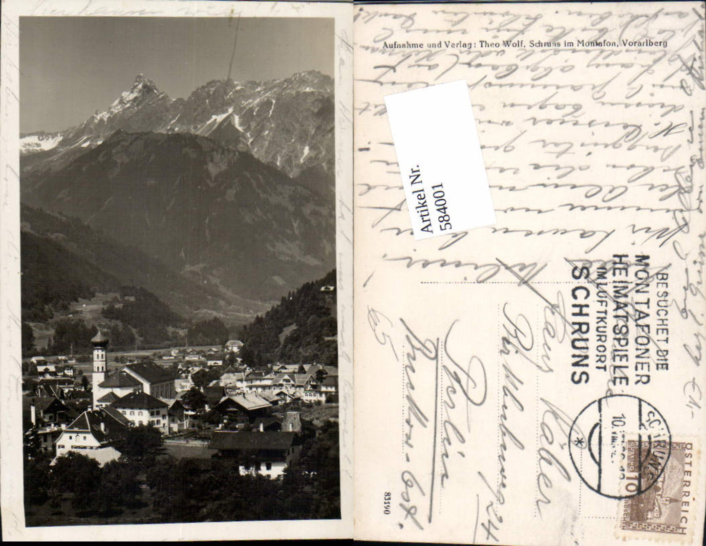 Alte Ansichtskarte – Old Postcard