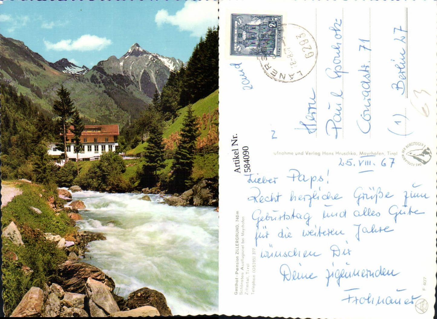 Alte Ansichtskarte – Old Postcard