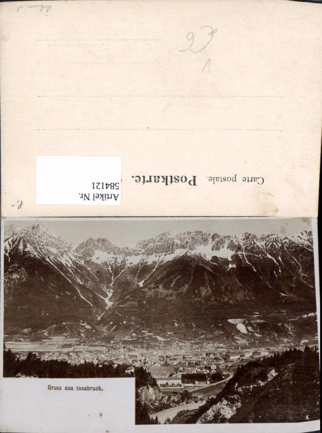 Alte Ansichtskarte – Old Postcard