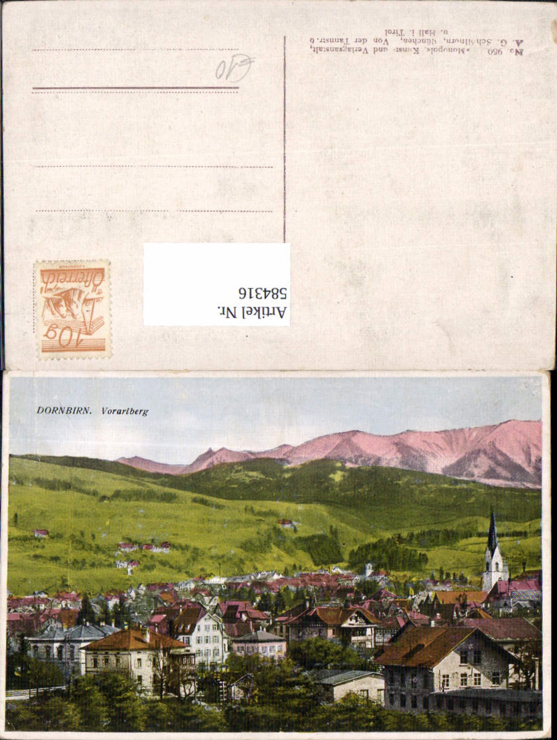 Alte Ansichtskarte – Old Postcard