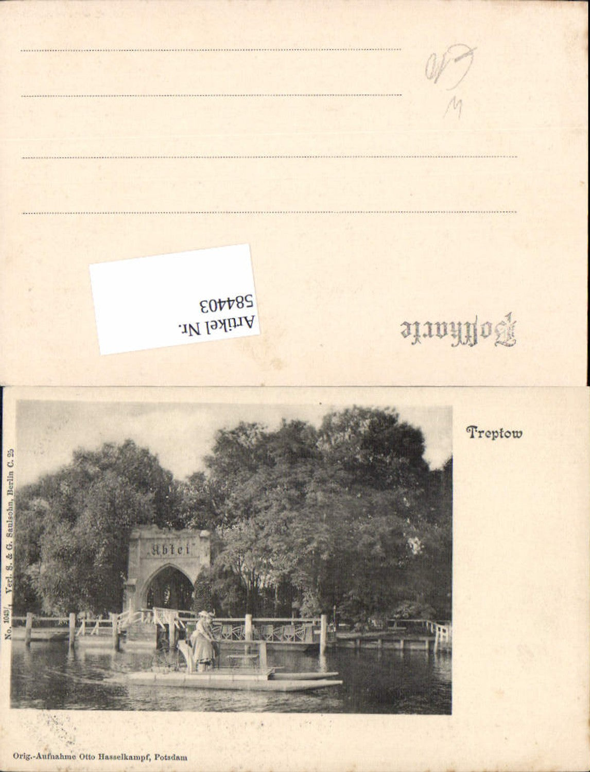 584403,Berlin Treptow Köpenick Abtei Boot