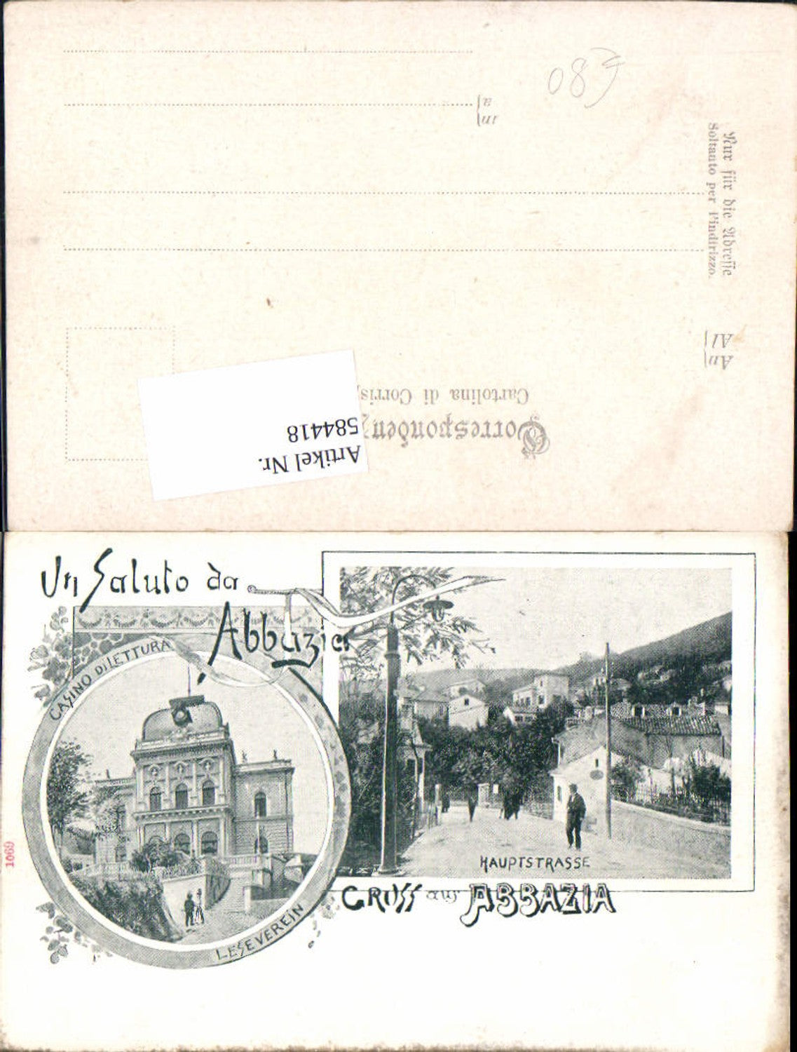 Alte Ansichtskarte – Old Postcard