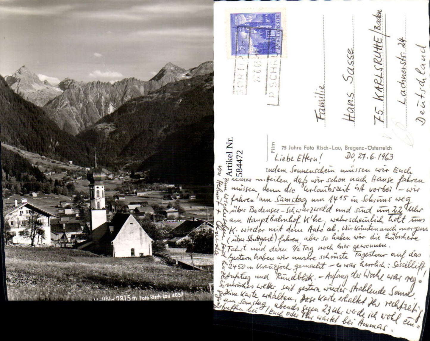 Alte Ansichtskarte – Old Postcard