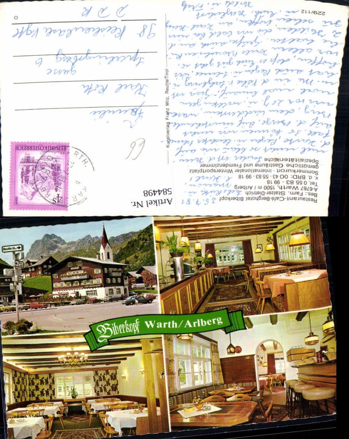 Alte Ansichtskarte – Old Postcard