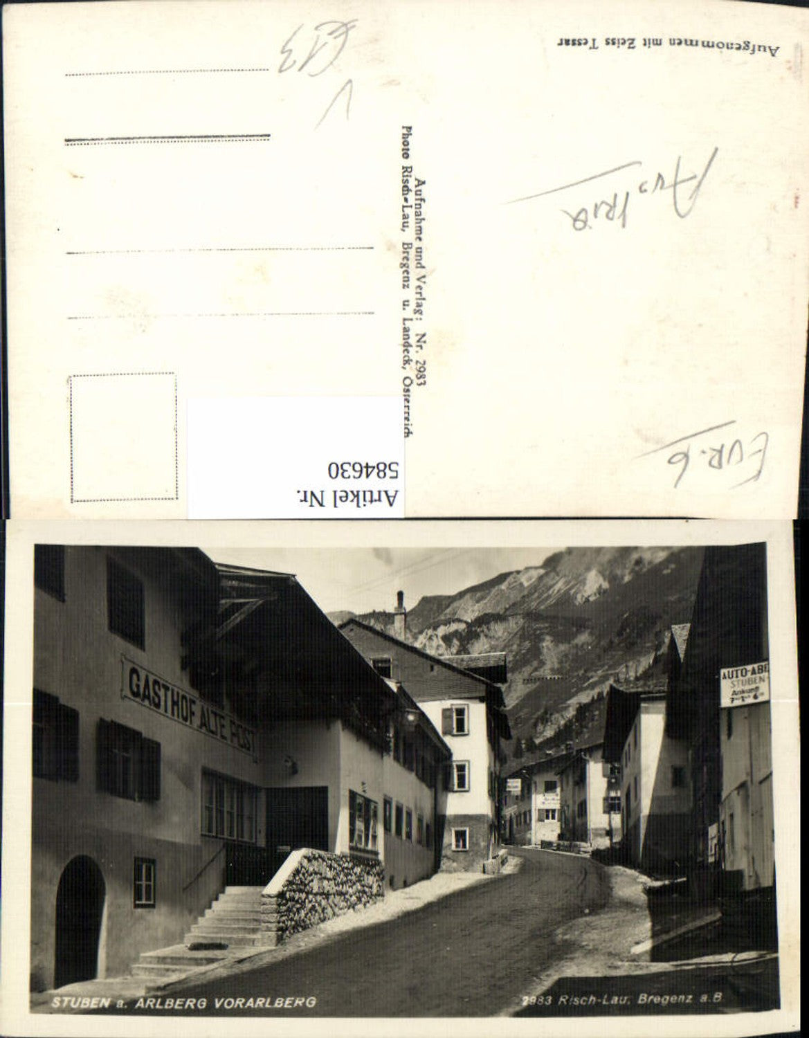 Alte Ansichtskarte – Old Postcard