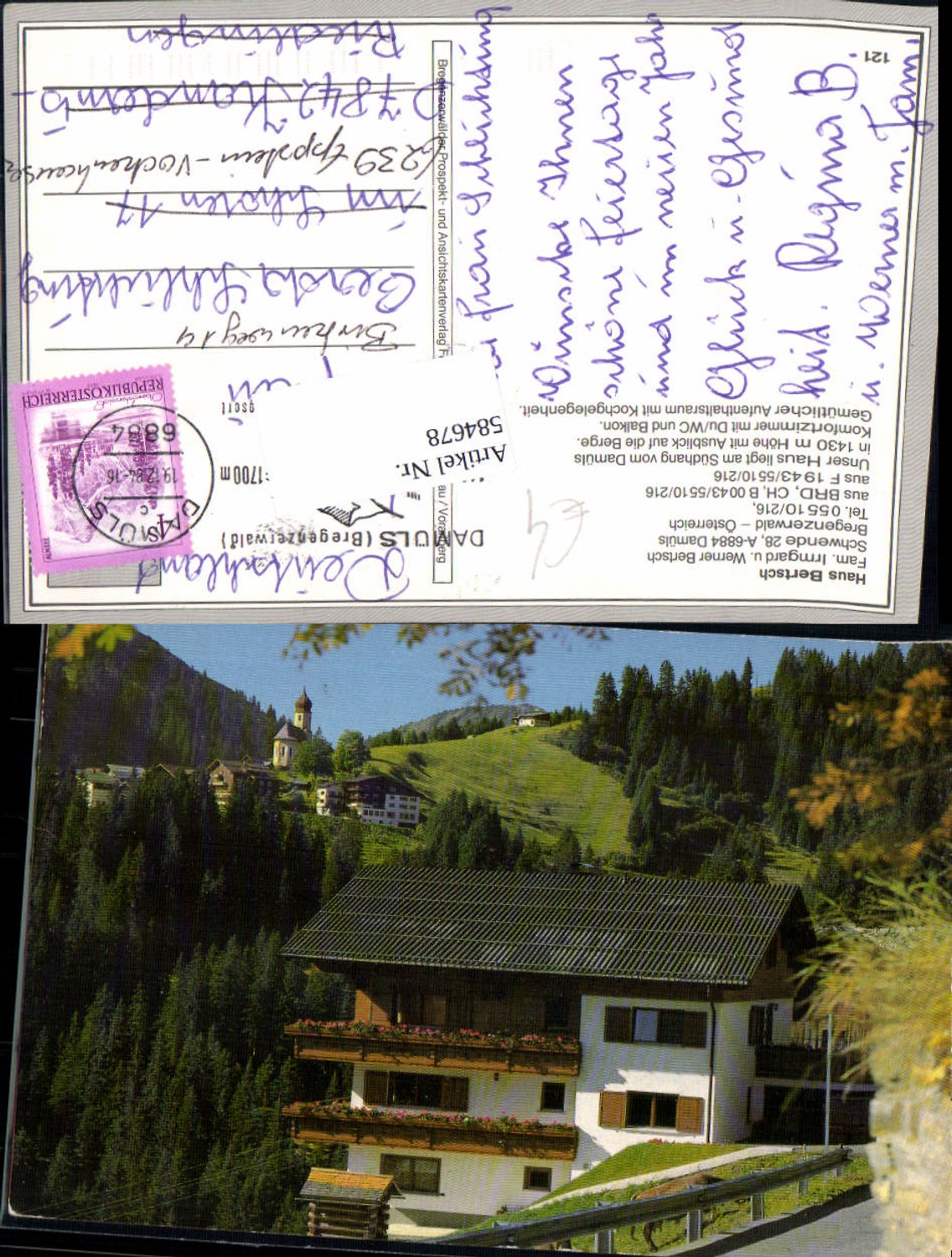Alte Ansichtskarte – Old Postcard