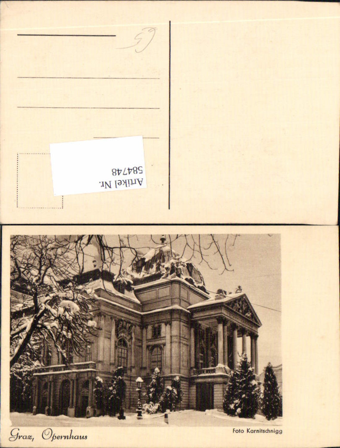 Alte Ansichtskarte – Old Postcard