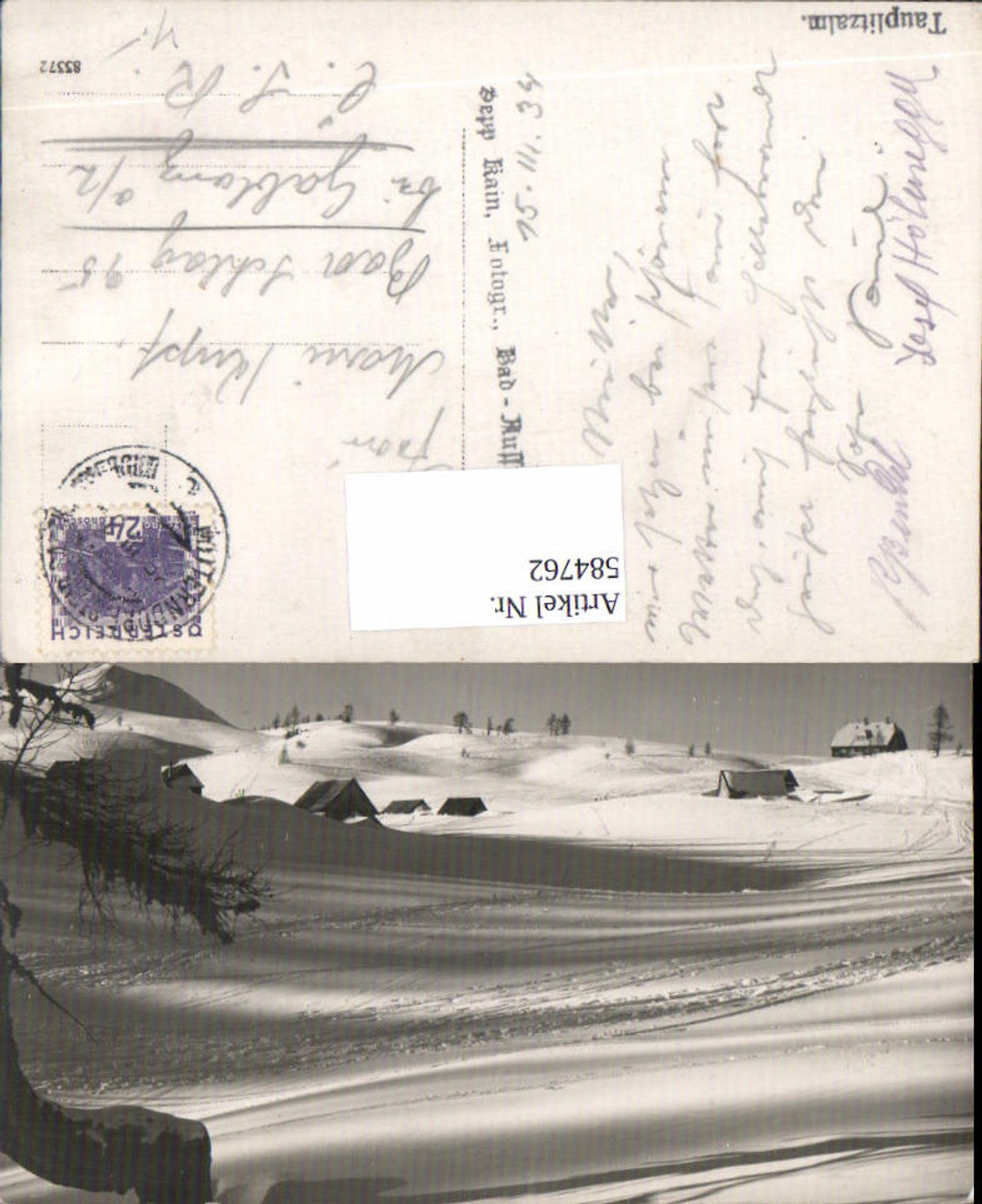 Alte Ansichtskarte – Old Postcard