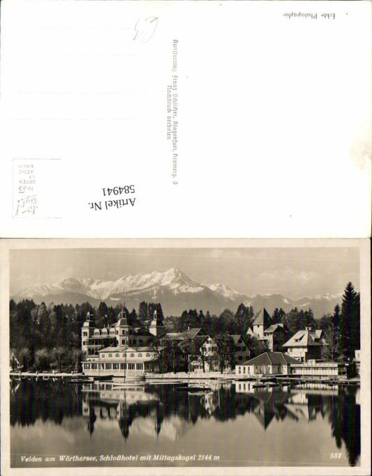 584941,Velden am Wörthersee Schloßhotel