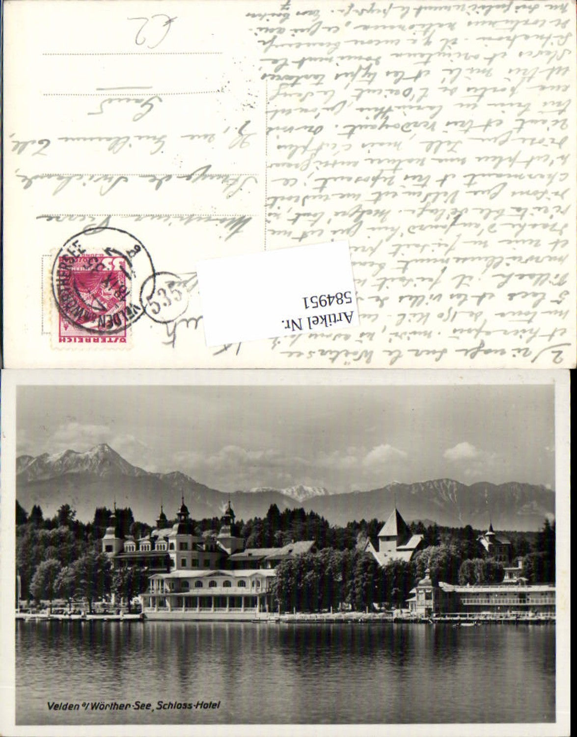 584951,Velden am Wörthersee Schloßhotel