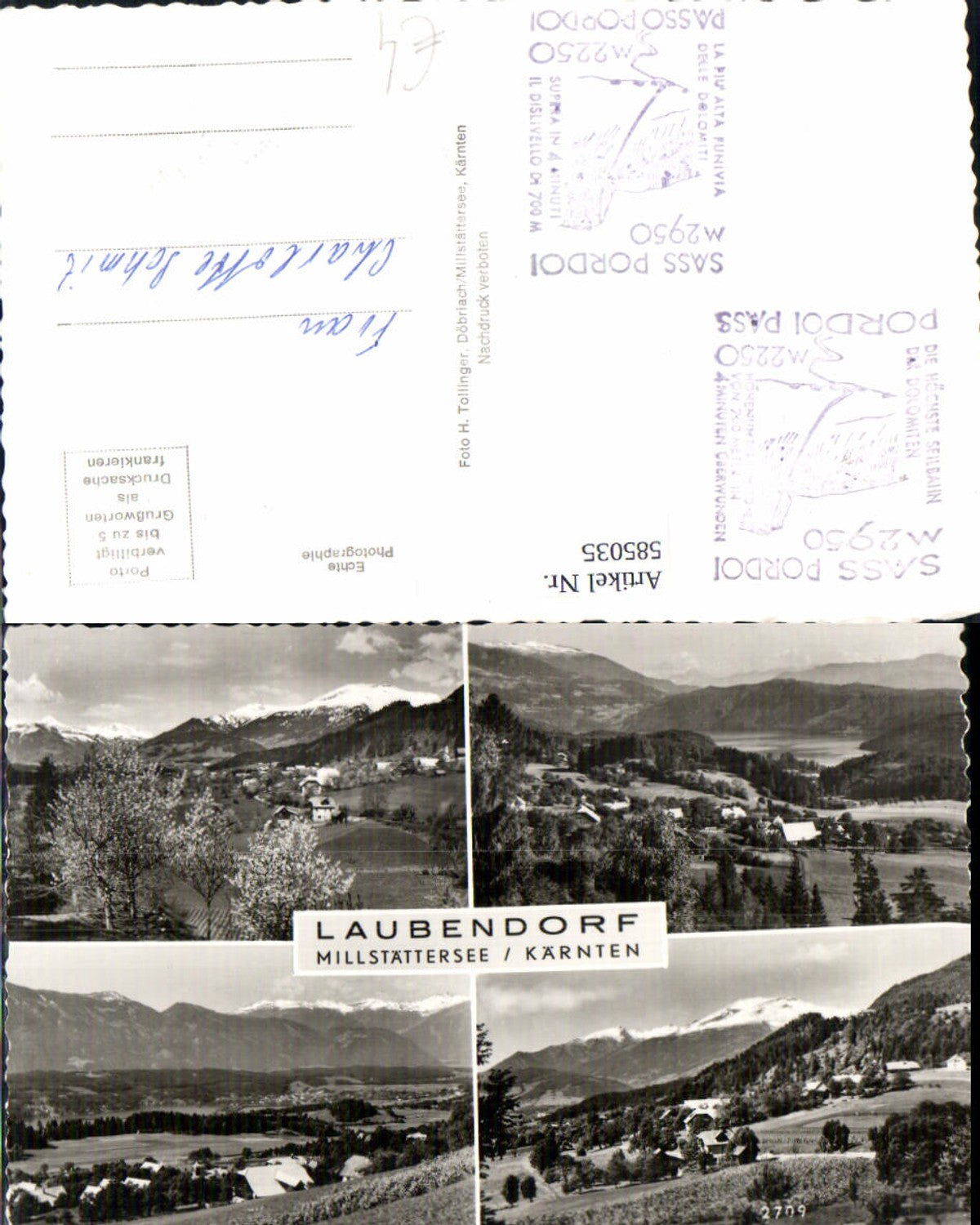 585035,Mehrbild Ak Laubendorf Millstatt am See Millstättersee