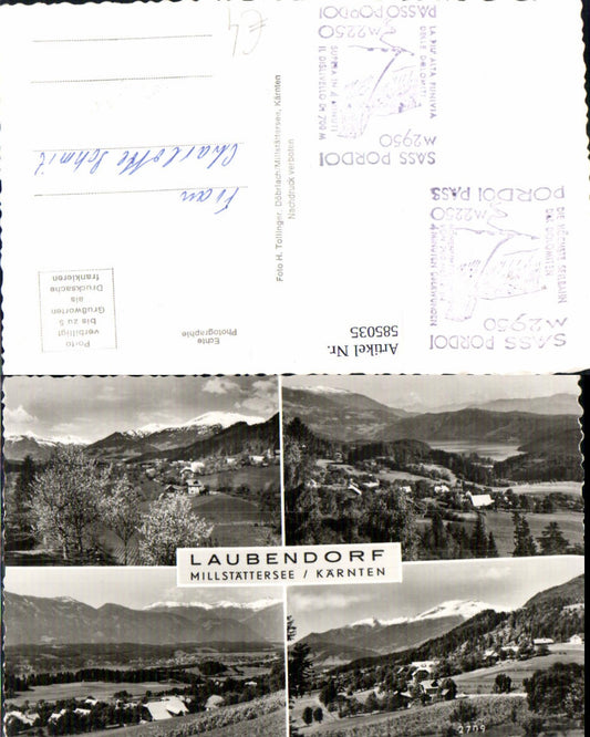 585035,Mehrbild Ak Laubendorf Millstatt am See Millstättersee