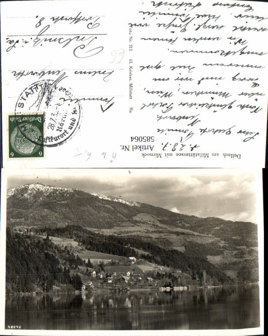 585064,Dellach a. Millstättersee m. Mirnock Millstatt am See