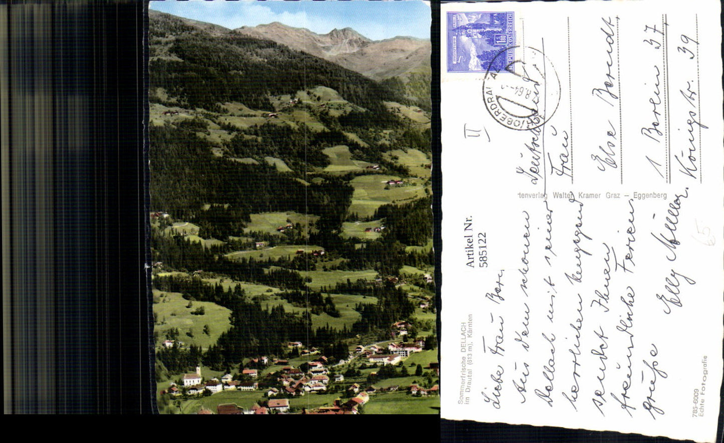 585122,Photo Ak Dellach i. Drautal long shot