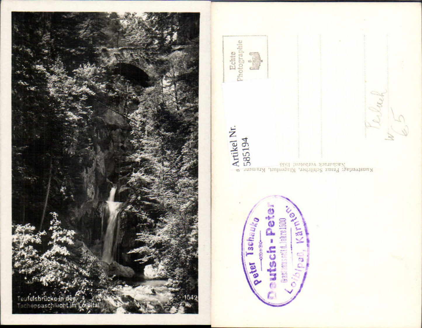 Alte Ansichtskarte – Old Postcard