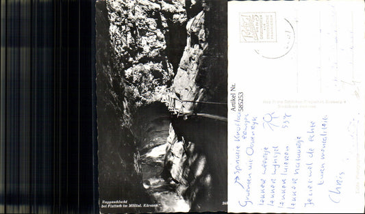585253, Raggaschlucht near Flattach, Mölltal Gorge Landscape