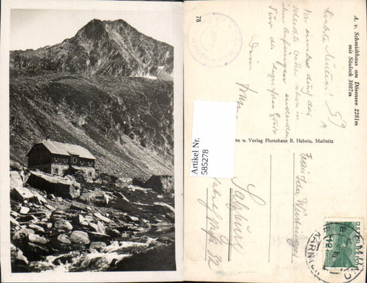 585278,Arthur-von-Schmid-Haus Dösensee m. Säuleck Mallnitz