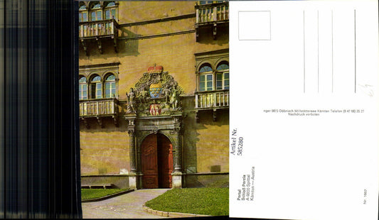 585280,Spittal an der Drau Schloss Porcia Portal Detailansicht